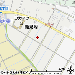 埼玉県吉川市鹿見塚周辺の地図