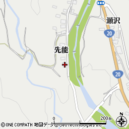 長野県諏訪郡富士見町落合先能8123周辺の地図