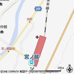 長野県木曽郡木曽町日義駅周辺の地図