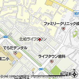 〒277-0827 千葉県柏市松葉町の地図