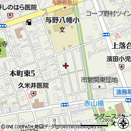 埼玉県さいたま市中央区本町東5丁目20-13周辺の地図
