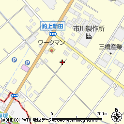 埼玉県さいたま市岩槻区釣上新田357-1周辺の地図