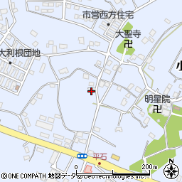茨城県取手市小文間3855周辺の地図