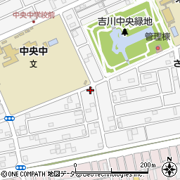 吉川松伏医師会訪問看護ステーション周辺の地図