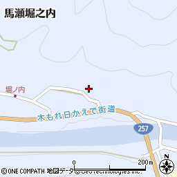岐阜県下呂市馬瀬堀之内545周辺の地図