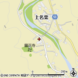 埼玉県飯能市上名栗2862周辺の地図