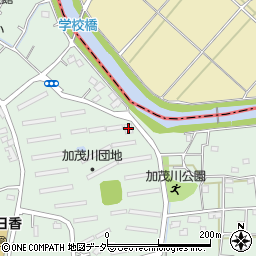 加茂川団地自治会館周辺の地図