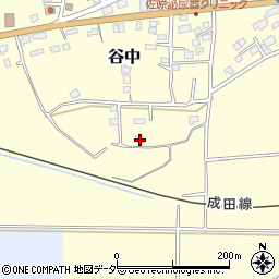 千葉県香取市谷中371周辺の地図