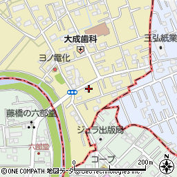 藤橋(電建住宅入口)周辺の地図
