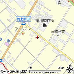 埼玉県さいたま市岩槻区釣上新田362周辺の地図