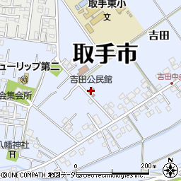 吉田公民館周辺の地図