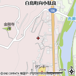 岐阜県郡上市白鳥町向小駄良1036周辺の地図