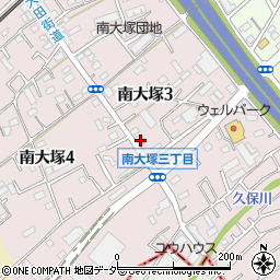 埼玉県川越市南大塚3丁目11-25周辺の地図