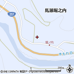 岐阜県下呂市馬瀬堀之内281周辺の地図