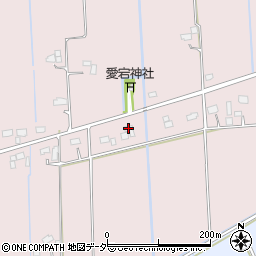 茨城県稲敷郡河内町下加納2439周辺の地図