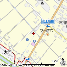 埼玉県さいたま市岩槻区釣上新田956-1周辺の地図