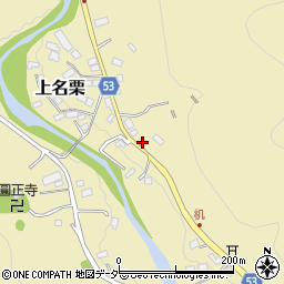 埼玉県飯能市上名栗343周辺の地図