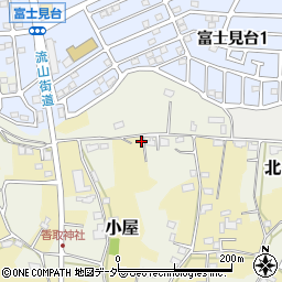 千葉県流山市小屋34周辺の地図