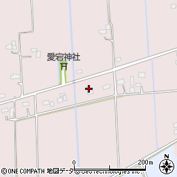 茨城県稲敷郡河内町下加納1186周辺の地図