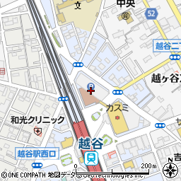 カラオケ シティベア 越谷店周辺の地図