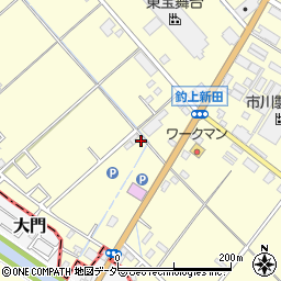 埼玉県さいたま市岩槻区釣上新田956周辺の地図