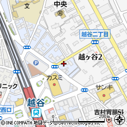 ピザーラ　越谷店周辺の地図