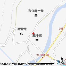 長野県木曽郡木曽町日義百島周辺の地図