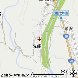 長野県諏訪郡富士見町落合先能8128周辺の地図