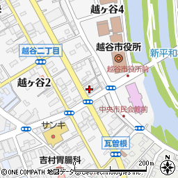 和幸楽器越谷店周辺の地図