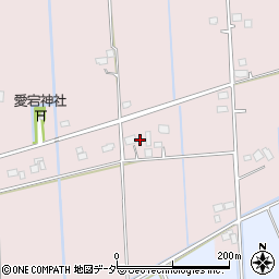 茨城県稲敷郡河内町下加納2461周辺の地図