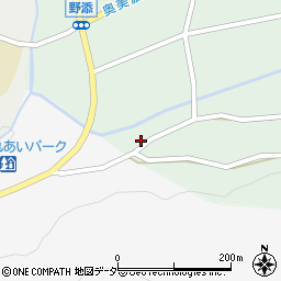 岐阜県郡上市白鳥町野添13周辺の地図