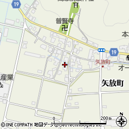 福井県越前市矢放町周辺の地図