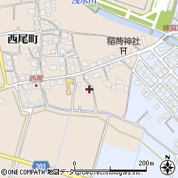 福井県越前市西尾町54-17周辺の地図