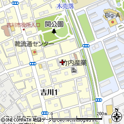 吉川市役所別館周辺の地図
