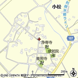 千葉県香取郡神崎町小松周辺の地図