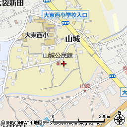 埼玉県川越市山城周辺の地図