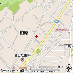 埼玉県狭山市柏原3626周辺の地図
