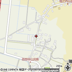 千葉県香取市西部田周辺の地図