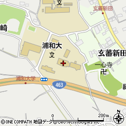 浦和大学周辺の地図