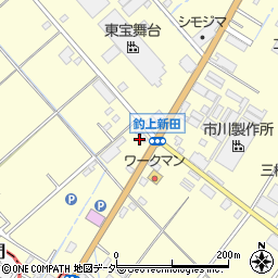 埼玉県さいたま市岩槻区釣上新田984周辺の地図