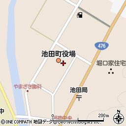 池田町役場　特命政策課周辺の地図