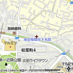 千葉県柏市松葉町6丁目5周辺の地図