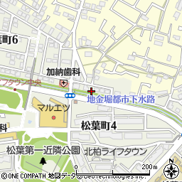 千葉県柏市松葉町6丁目6周辺の地図