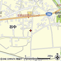 千葉県香取市谷中552周辺の地図