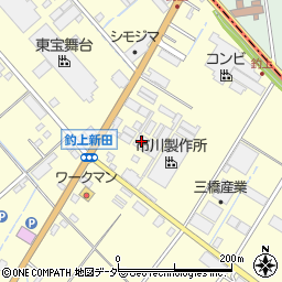 埼玉県さいたま市岩槻区釣上新田294周辺の地図
