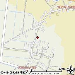 千葉県香取市西部田1238周辺の地図