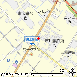 埼玉県さいたま市岩槻区釣上新田328周辺の地図