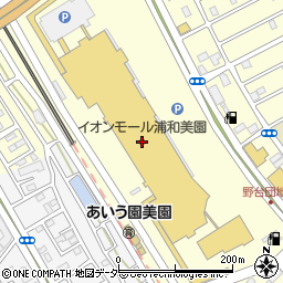 幸楽苑イオンモール浦和美園店周辺の地図