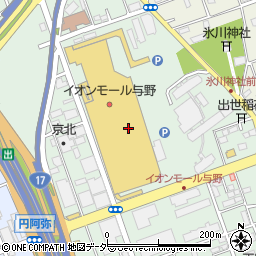 ラケル イオンモール与野店周辺の地図