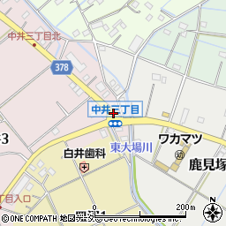 中井三丁目周辺の地図